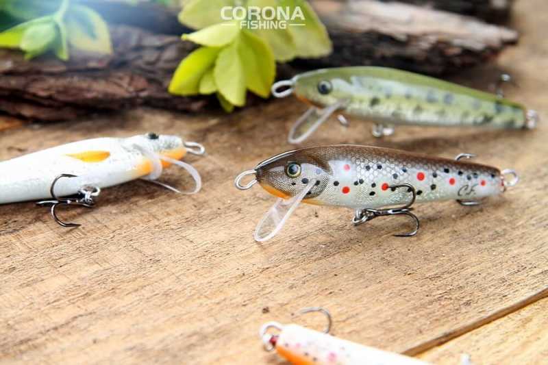 pstrągowe woblery na płytką wodę